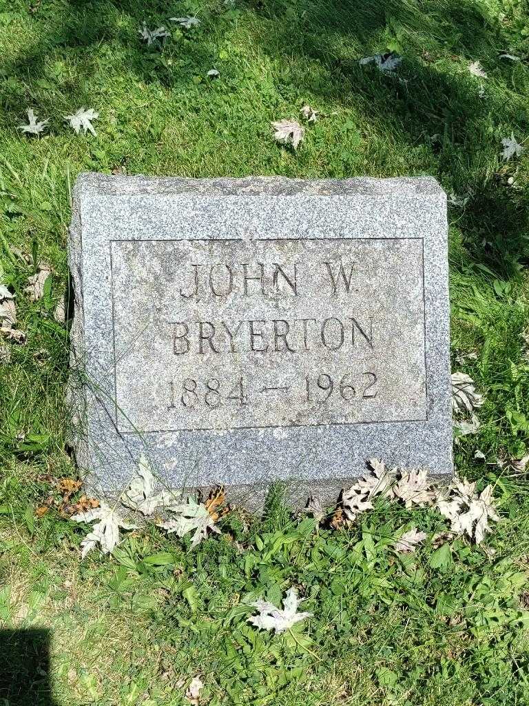 John W. Bryerton's grave. Photo 3