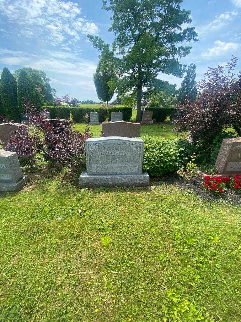 Marjoyre Caristo's grave. Photo 1