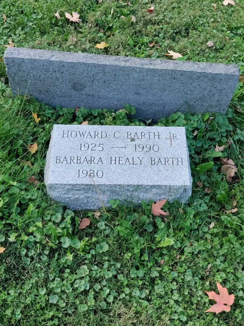 Barbara Healy Barth's grave. Photo 2