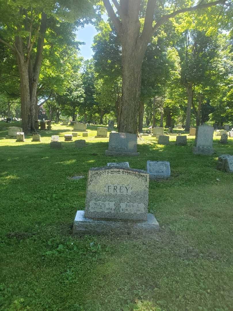 David A. Frey's grave. Photo 1