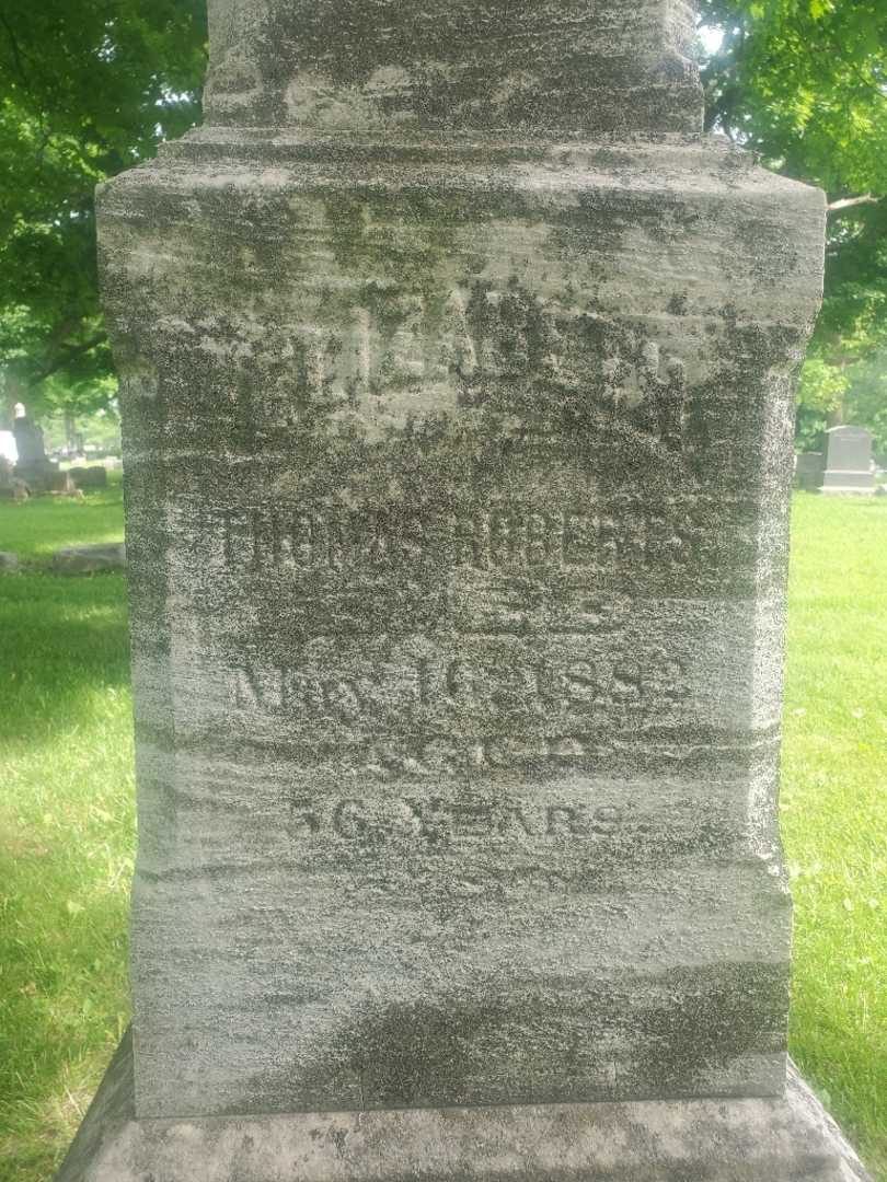 Infant Roth's grave