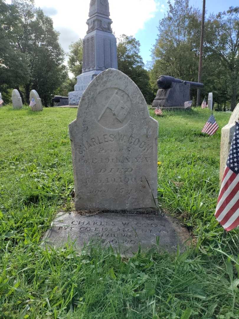 Charles W. Coon's grave. Photo 2