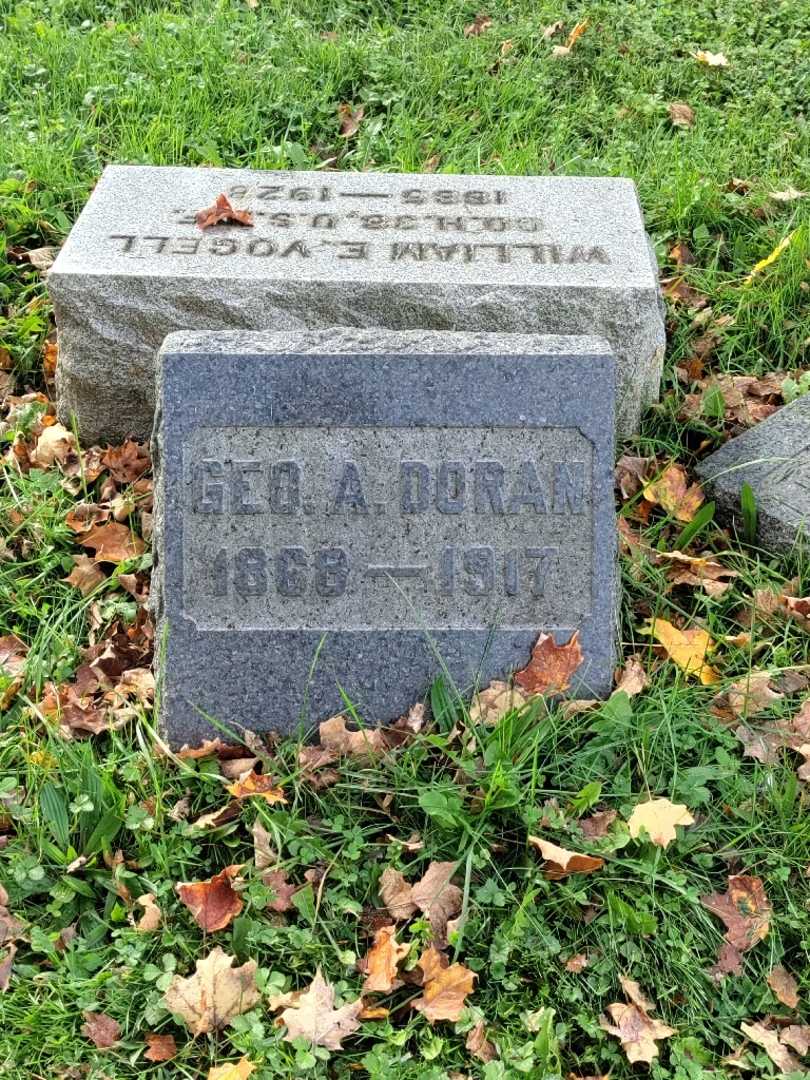 George A. Doran's grave. Photo 2