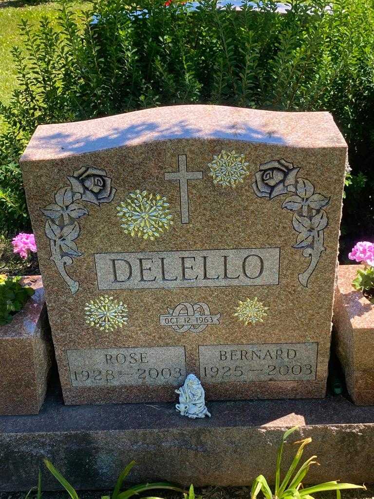 Bernard Delello's grave. Photo 3