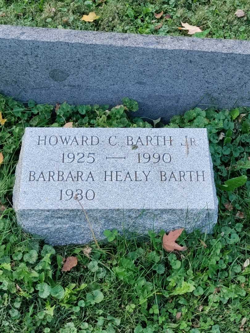 Barbara Healy Barth's grave. Photo 3