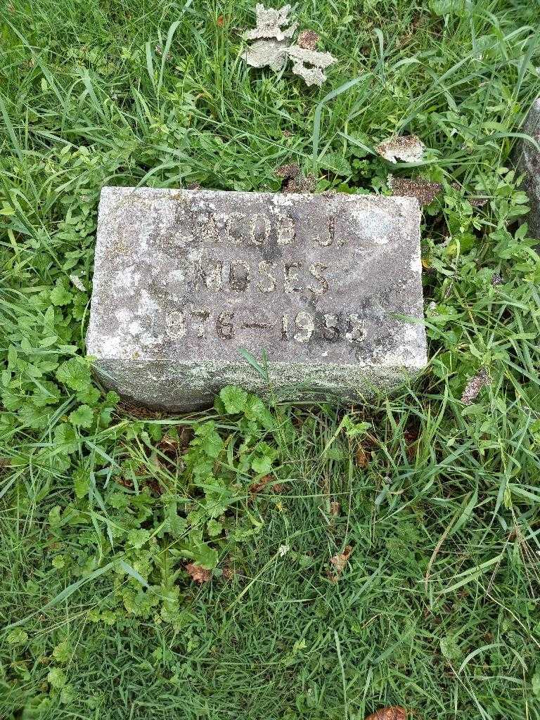 Jacob J. Moses's grave. Photo 2