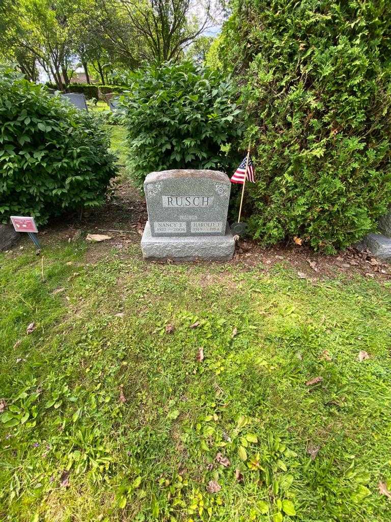 Nancy J. Rusch's grave. Photo 1