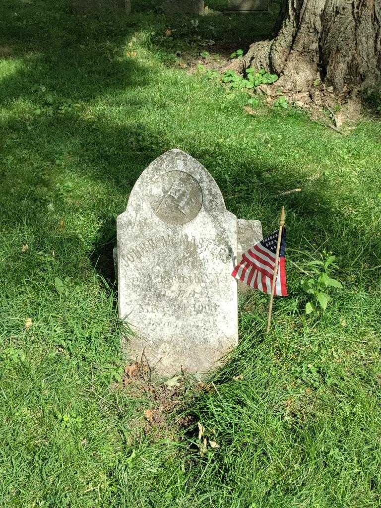 John W. McMasters's grave. Photo 2