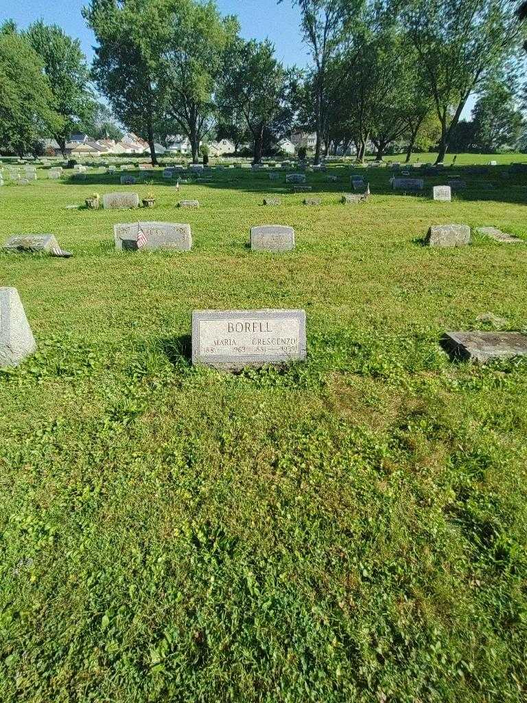 Crescenzo Borell's grave. Photo 1