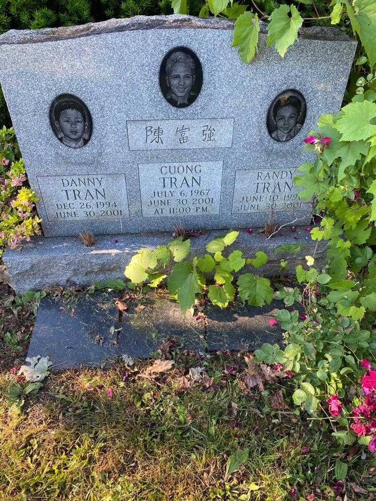 Randy Tran's grave. Photo 2