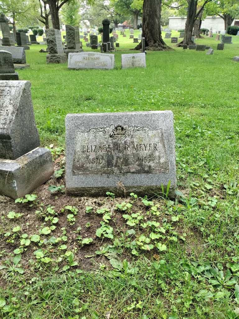 Elizabeth R. Meyer's grave. Photo 2