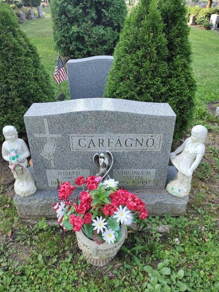 Joseph Carfagno's grave. Photo 3