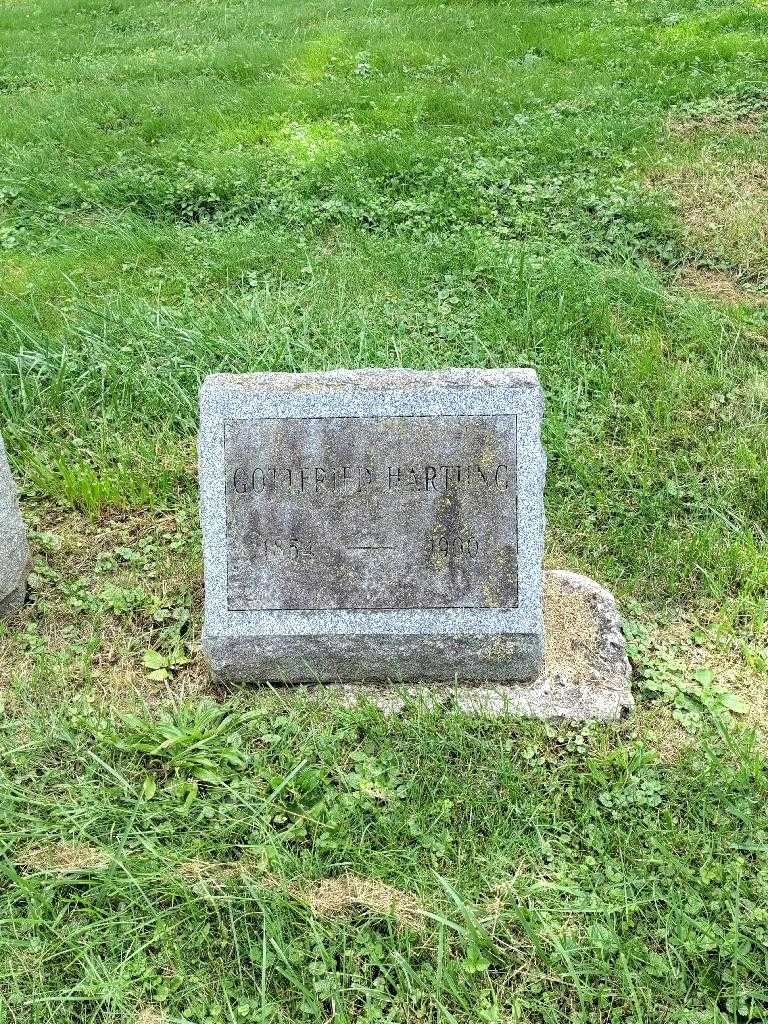 Gottfried Hartungs's grave. Photo 2