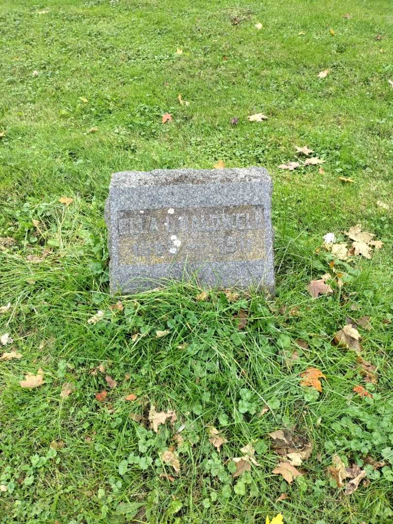 Ella L. Caldwell's grave. Photo 2
