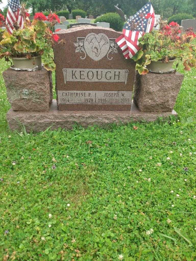 Catherine R. Keough's grave. Photo 1