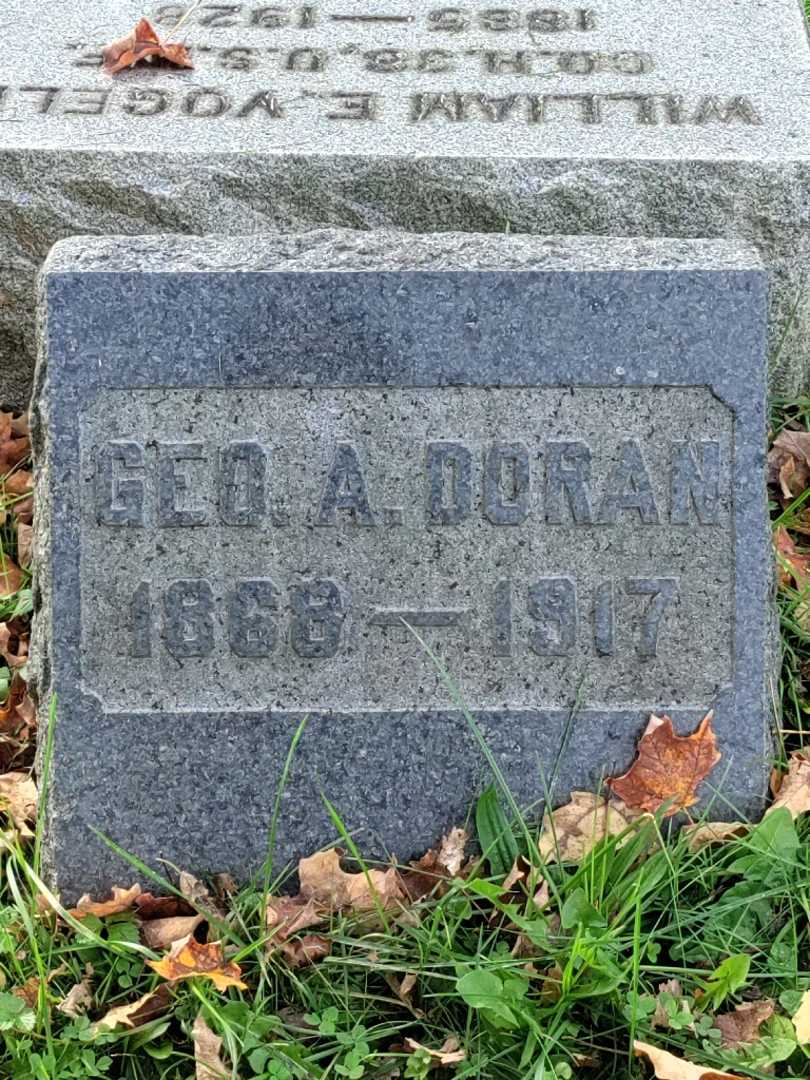 George A. Doran's grave. Photo 3
