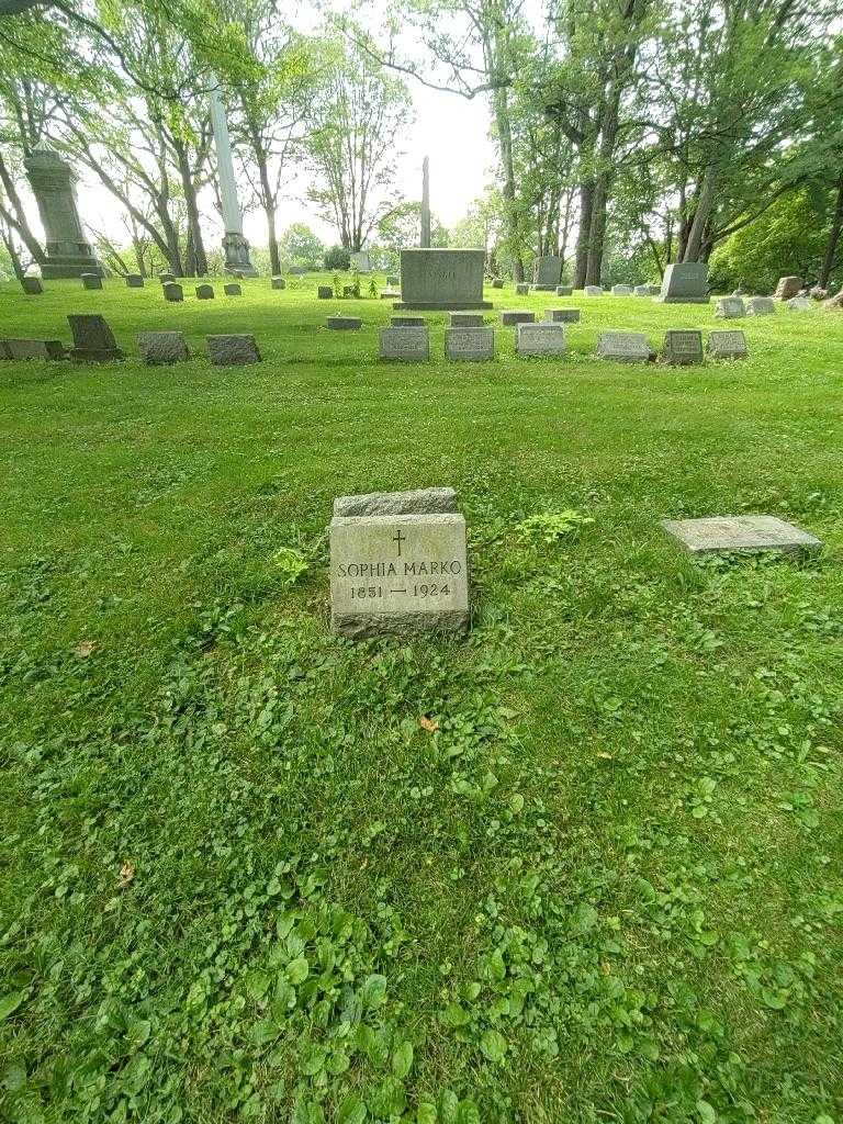 Sophia Marko's grave. Photo 1