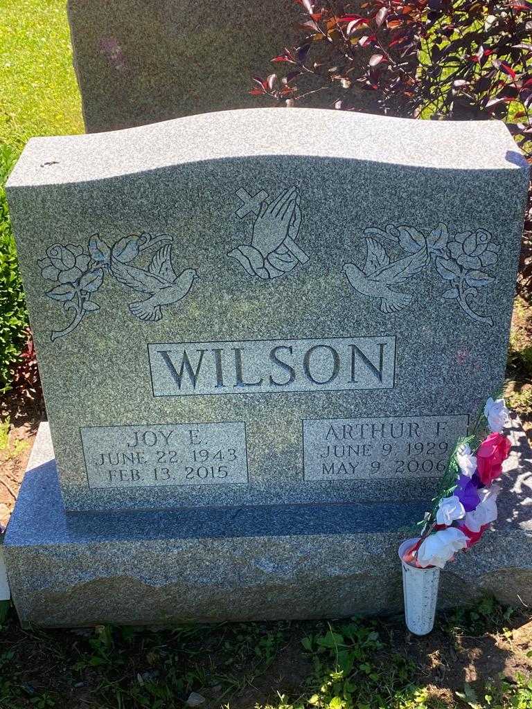 Arthur F. Wilson's grave. Photo 3