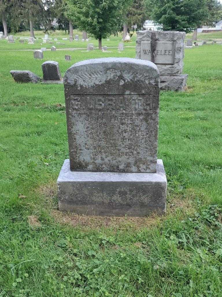 Clarence Gilbraith's grave. Photo 2