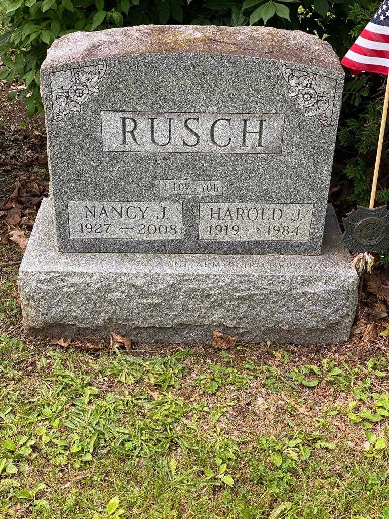 Nancy J. Rusch's grave. Photo 3