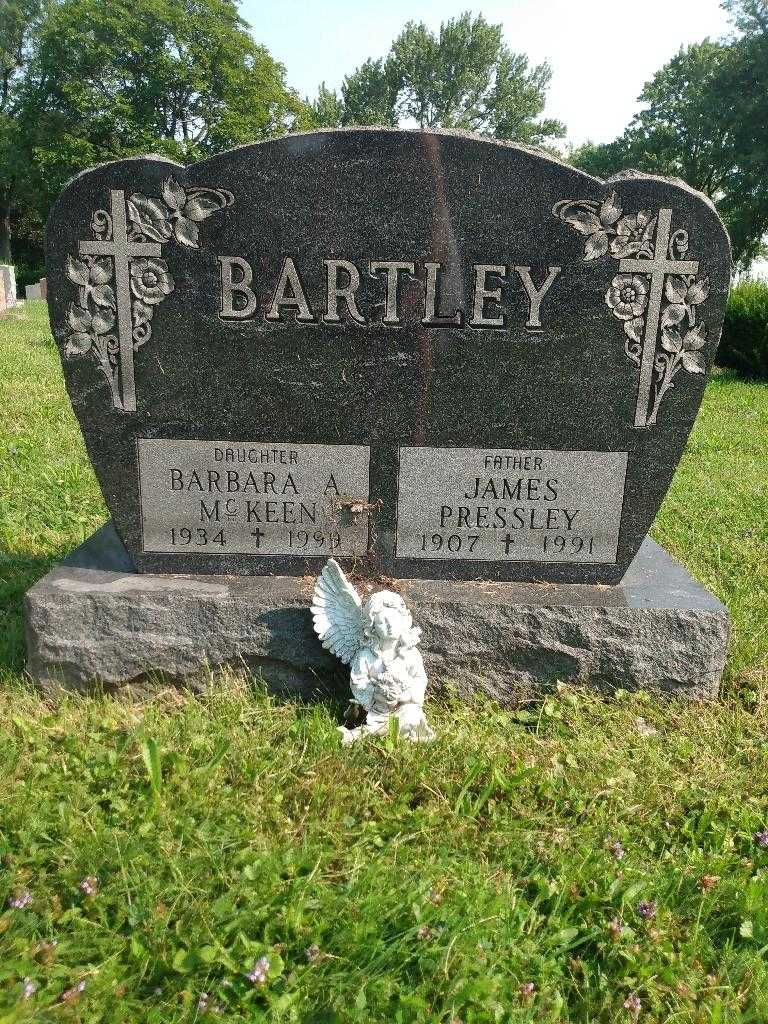 James Pressley Bartley's grave. Photo 2