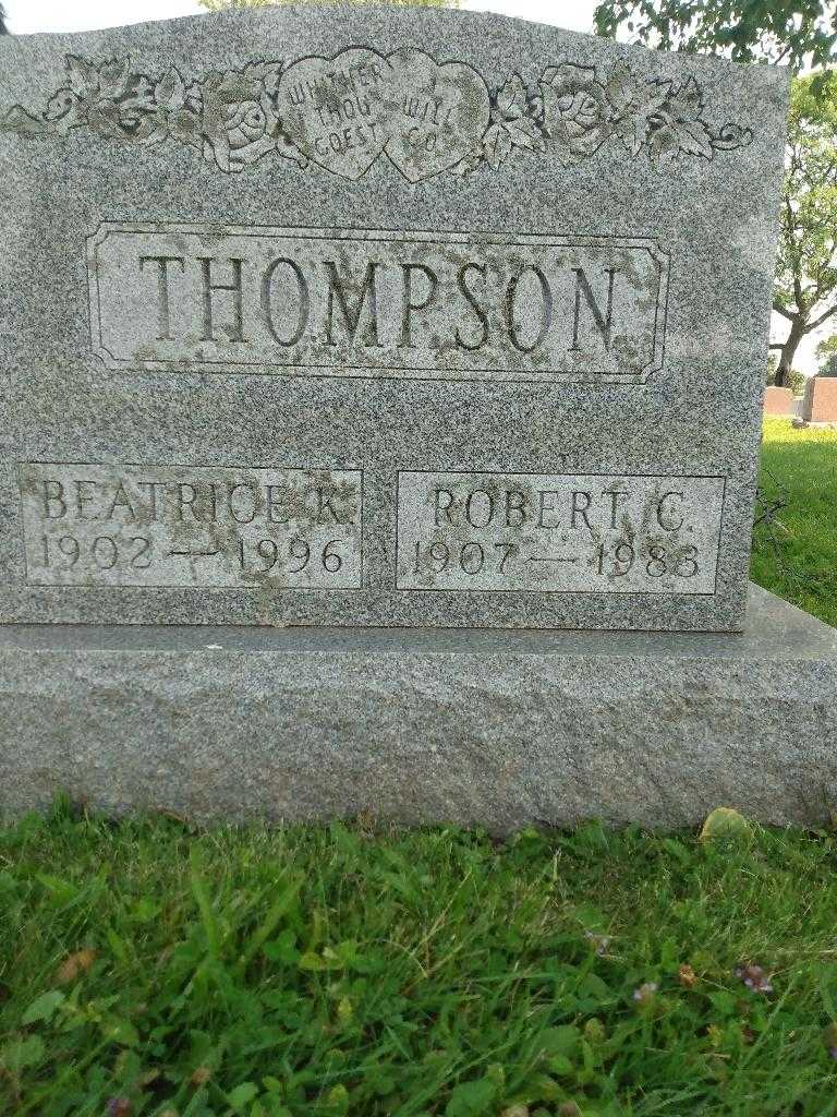 Robert C. Thompson's grave. Photo 2