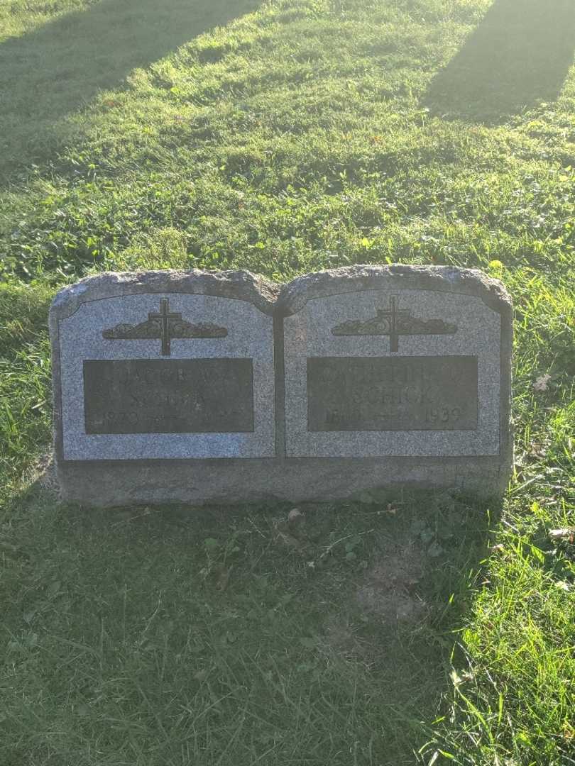 Jacob W. Schick's grave. Photo 2
