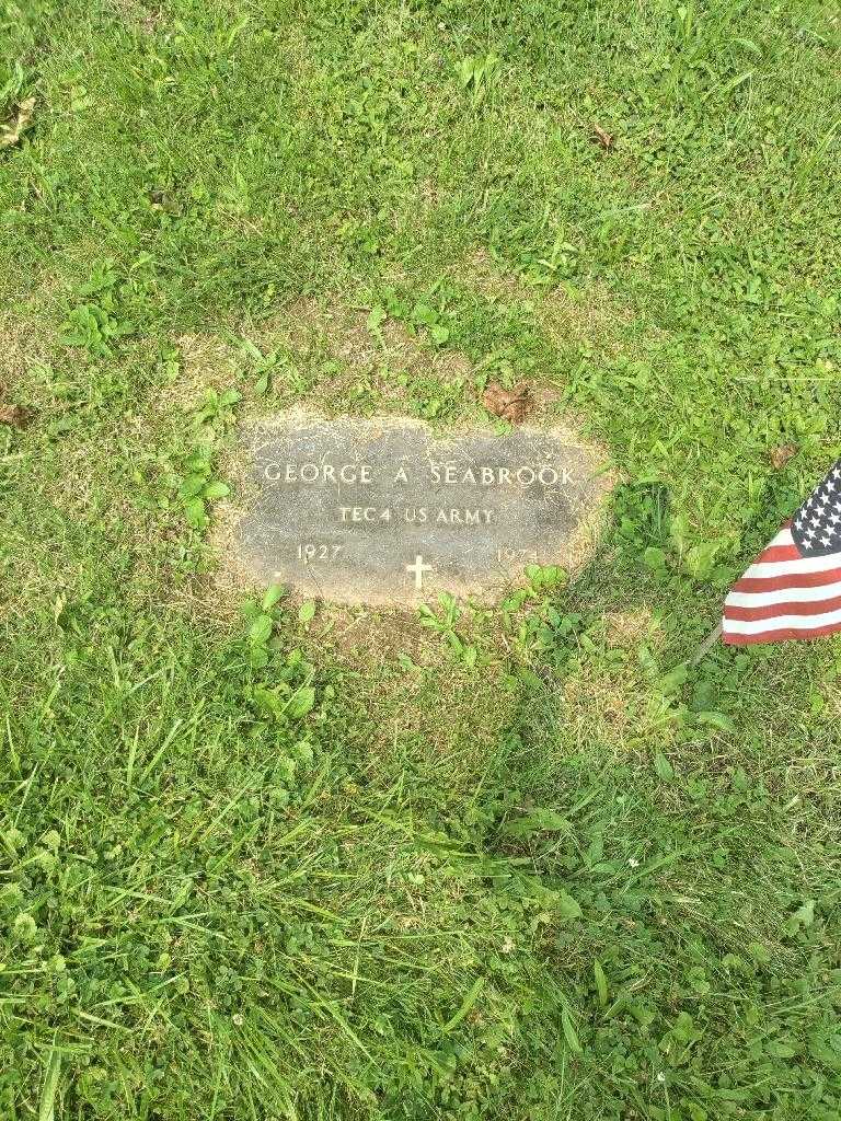 George A. Seabrook's grave. Photo 1