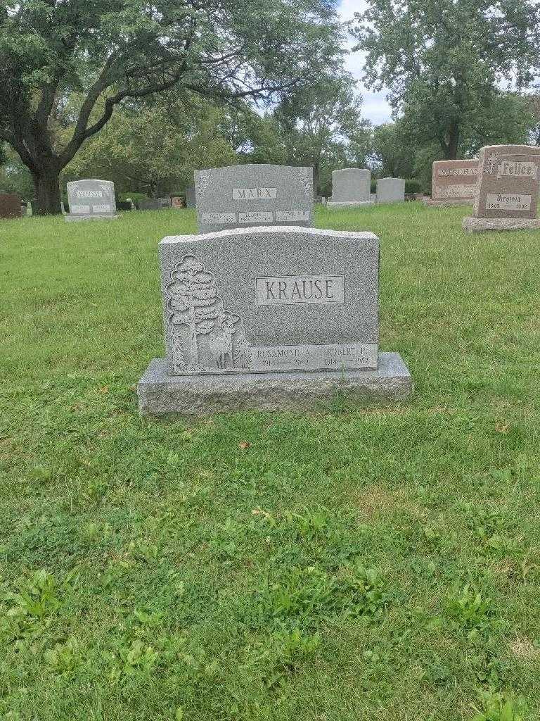 Rosamond A. Krause's grave. Photo 3