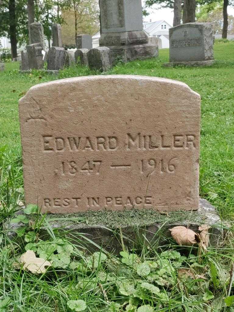 Edward Miller's grave. Photo 3