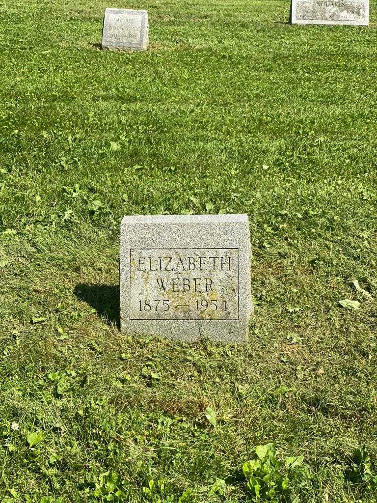 Elizabeth Weber's grave. Photo 3