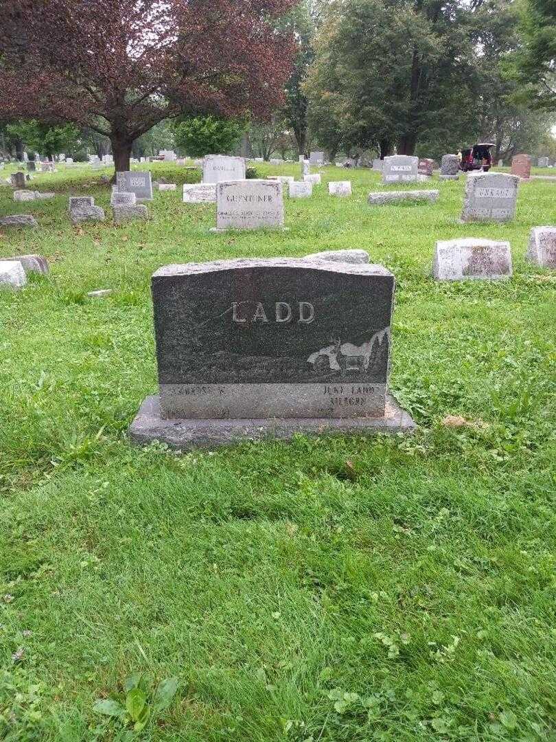 June Ladd Kilbourn's grave. Photo 1