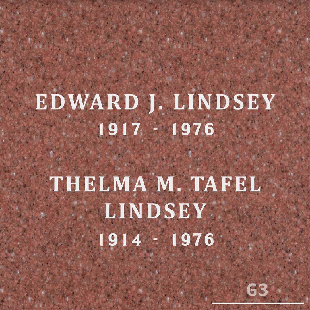 Edward J. Lindsey's grave