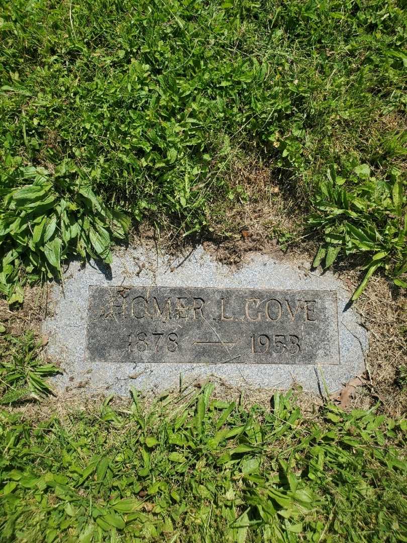 Homer L. Gove's grave. Photo 3