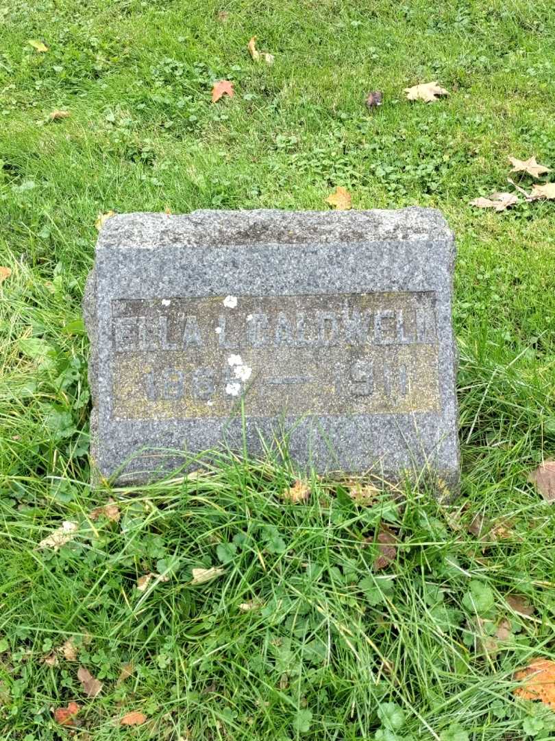 Ella L. Caldwell's grave. Photo 3