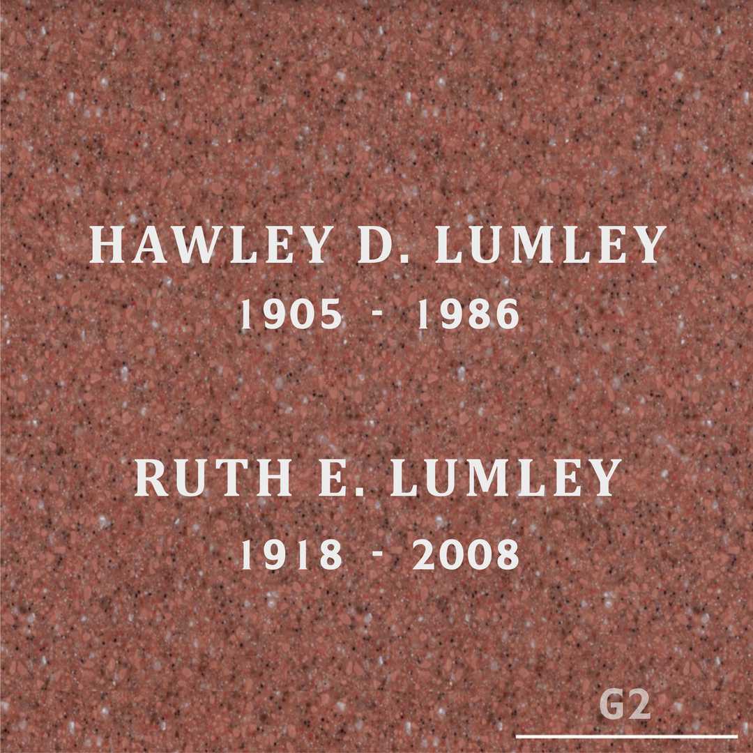 Ruth E. Lumley's grave