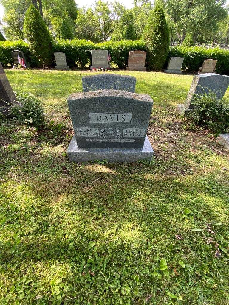 Leroy L. Davis's grave. Photo 1