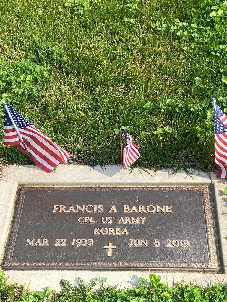 Francis A. Barone's grave. Photo 5