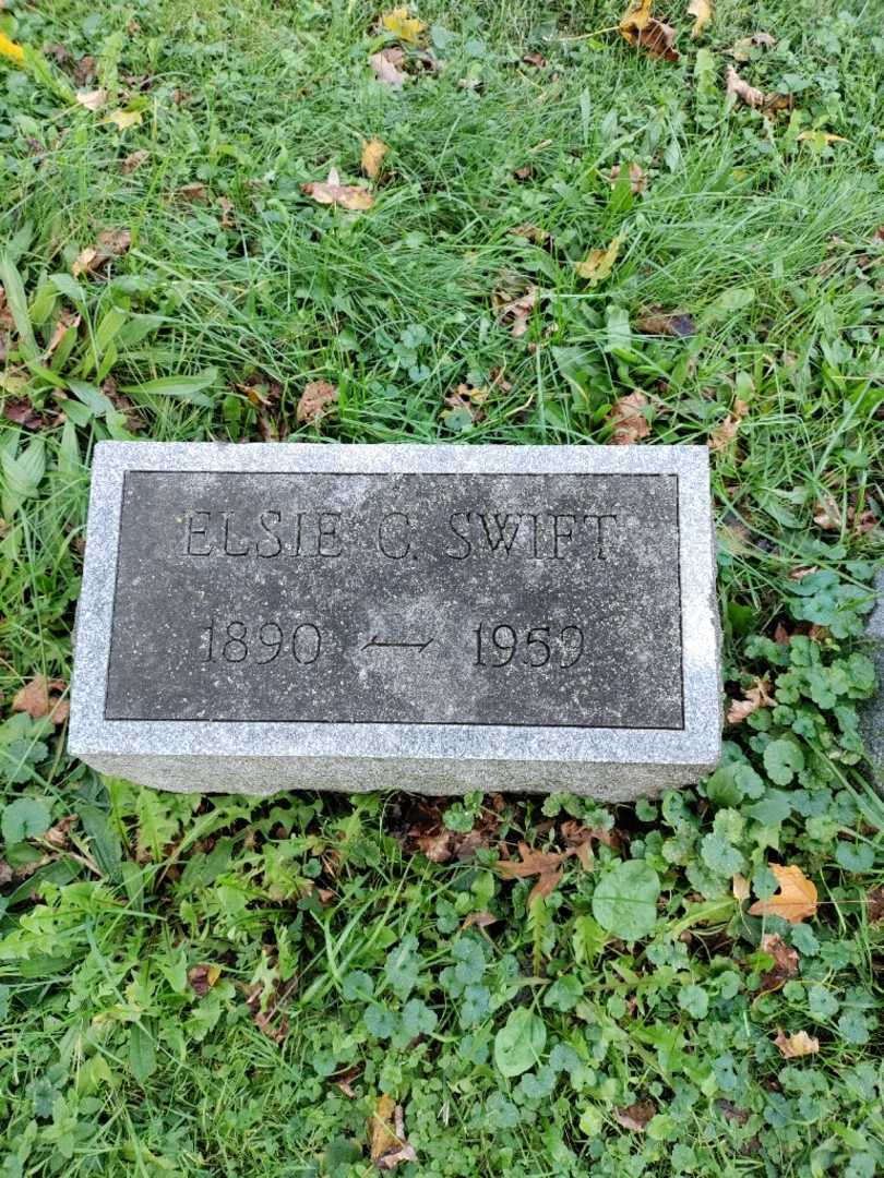 Elsie G. Miller Swift's grave. Photo 3