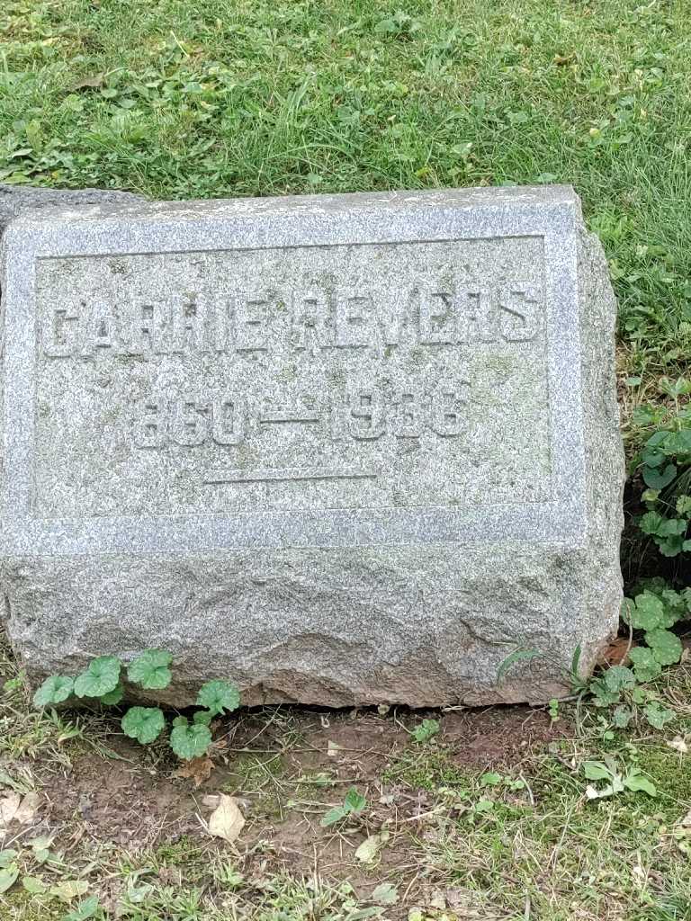 Carrie Revers's grave. Photo 3