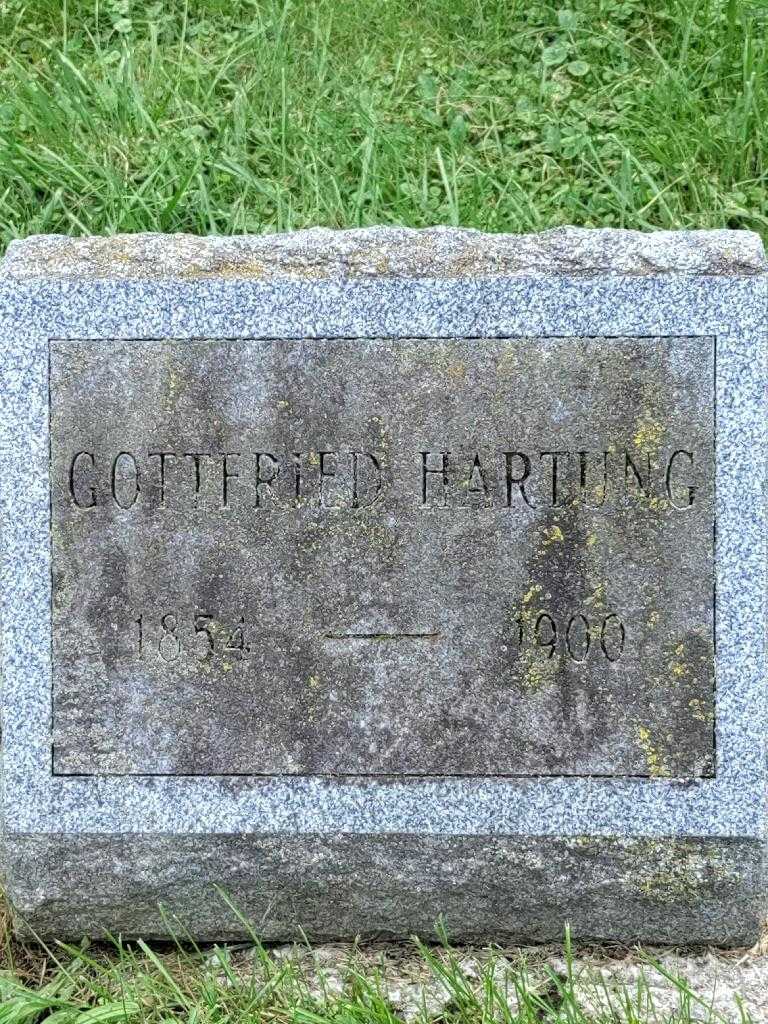 Gottfried Hartungs's grave. Photo 3