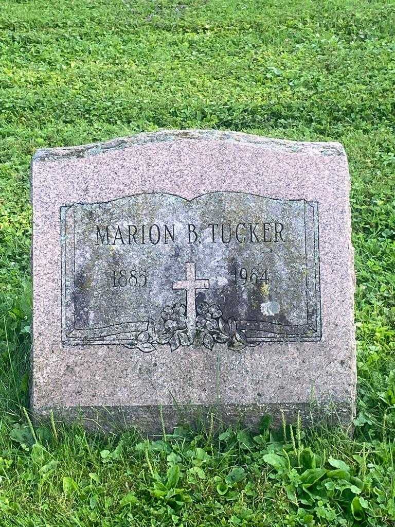 Marion B. Tucker's grave. Photo 3