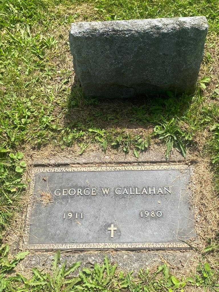 George W. Callahan's grave. Photo 3