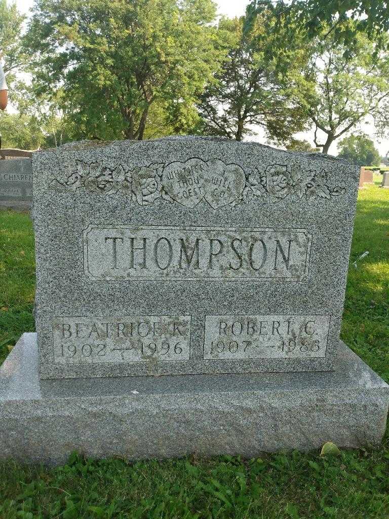 Robert C. Thompson's grave. Photo 3