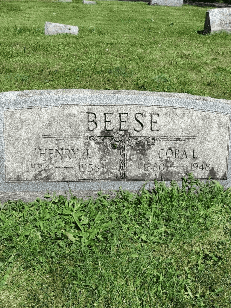 Cora L. Beese's grave. Photo 3