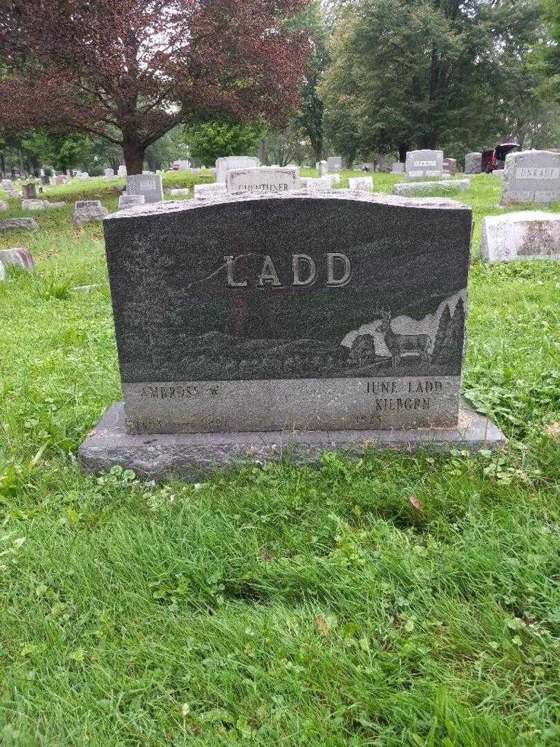 June Ladd Kilbourn's grave. Photo 2