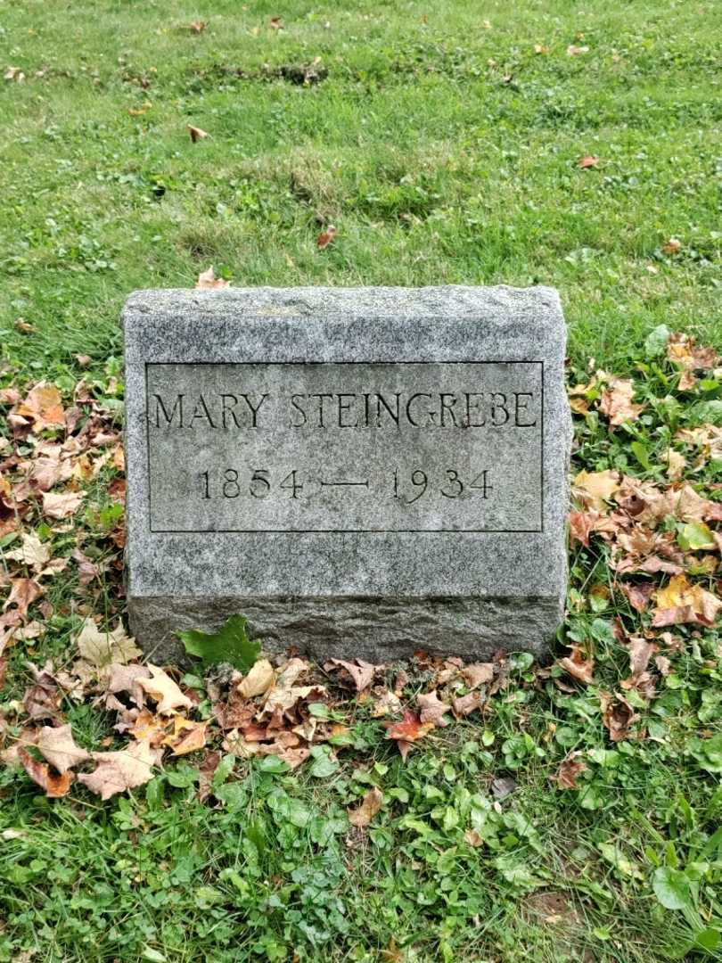 Mary Steingrebe's grave. Photo 2