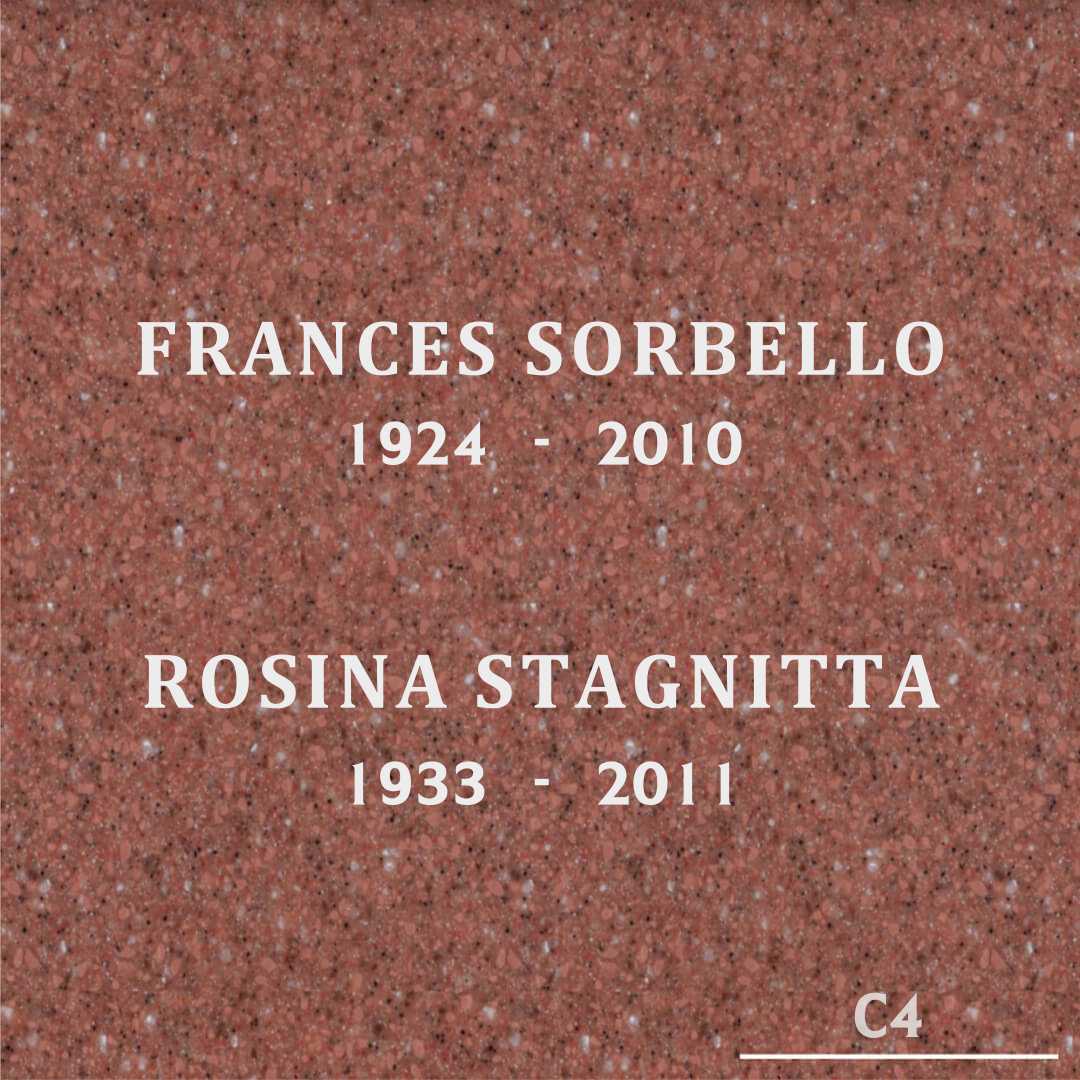 Frances Sorbello's grave