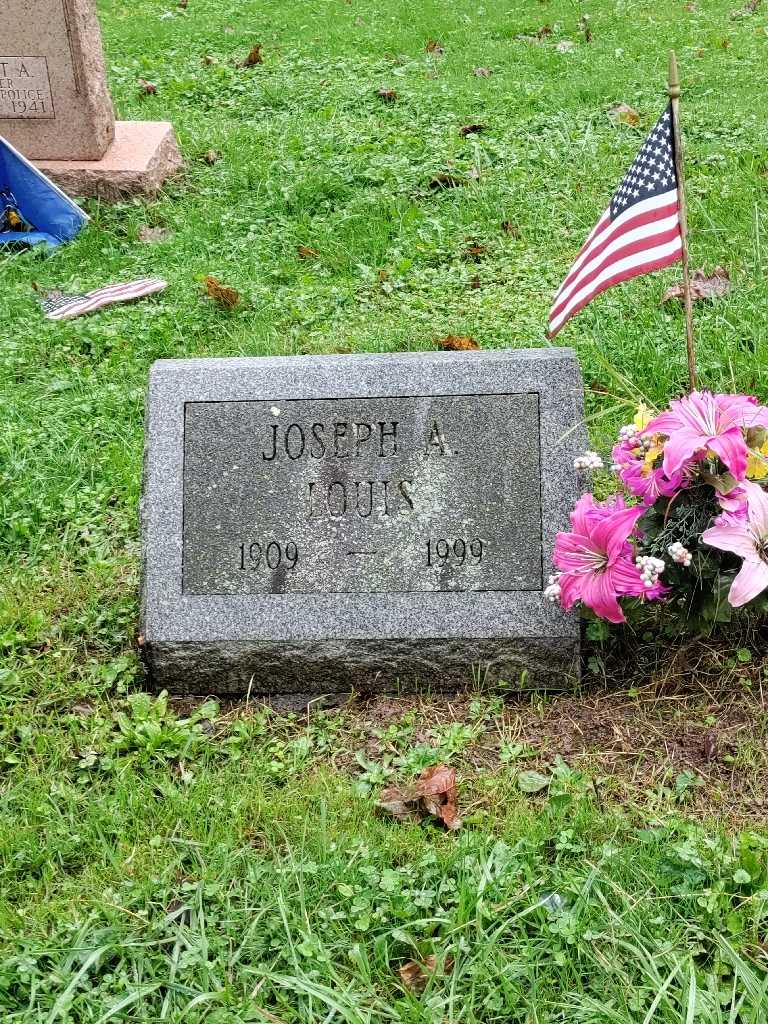 Joseph A. Louis's grave. Photo 3