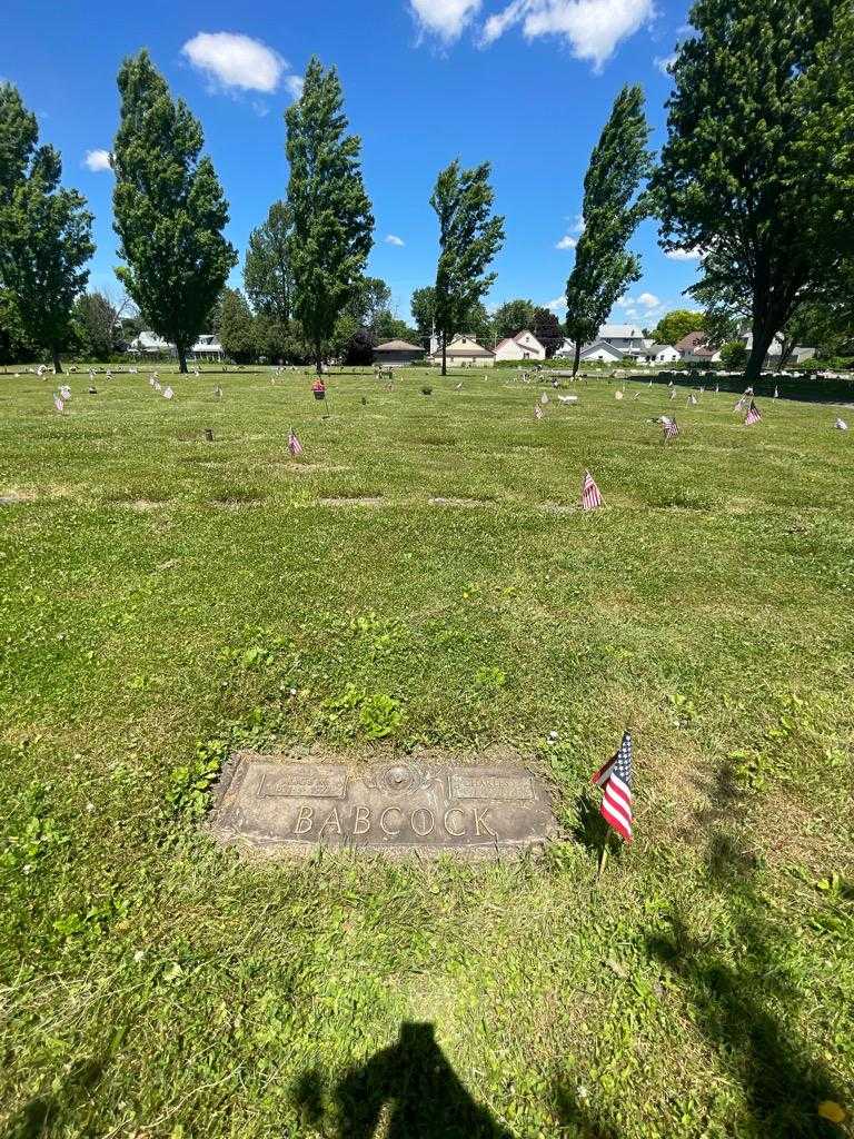 Charlese E. Babcock's grave. Photo 1